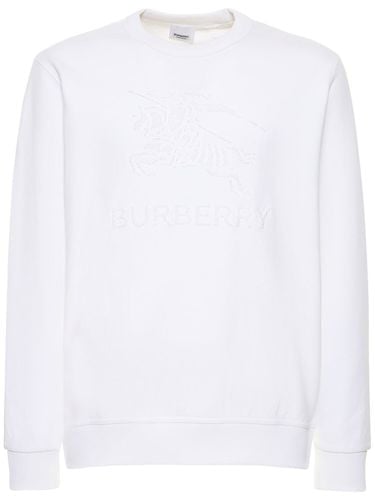 Sweatshirt Aus Baumwolle „rayner“ - BURBERRY - Modalova