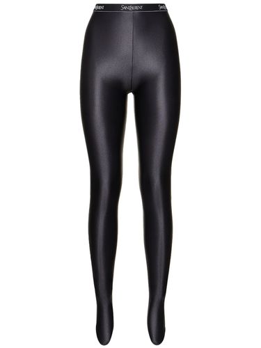 Leggings Aus Stretch-nylonmischung - SAINT LAURENT - Modalova