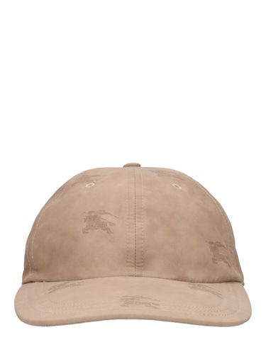 Cappello Baseball Knight In Cotone Stampato - BURBERRY - Modalova