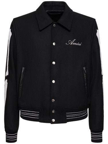 Chaqueta Varsity De Lana - AMIRI - Modalova