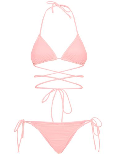 Bikini Triangular Con Monocolor - REINA OLGA - Modalova