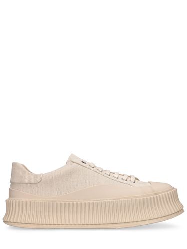 Mm Hohe Sneakers Aus Vulkanisiertem Canvas - JIL SANDER - Modalova