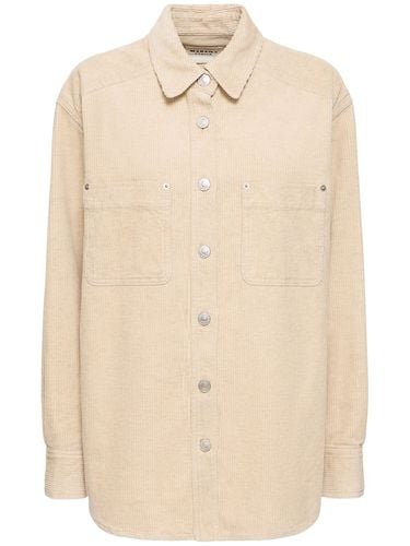 Overshirt Aus Baumwoll/leinenkord „randal“ - MARANT ETOILE - Modalova