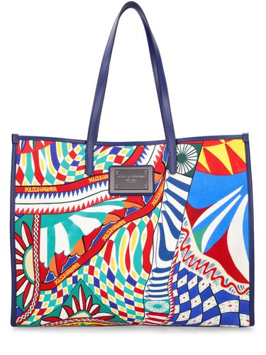 Große Tote Aus Canvas „carretto“ - DOLCE & GABBANA - Modalova