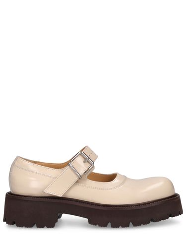 Scarpe Mary Jane Side Court In Pelle 30mm - MM6 MAISON MARGIELA - Modalova