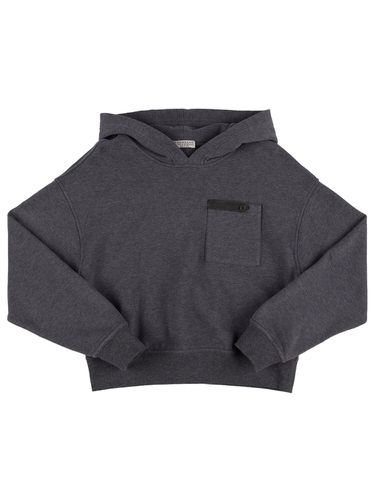 Sudadera De Algodón Con Capucha - BRUNELLO CUCINELLI - Modalova