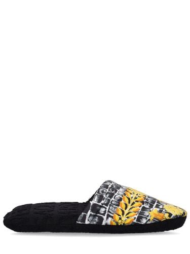 Heritage Bath Slippers - VERSACE - Modalova