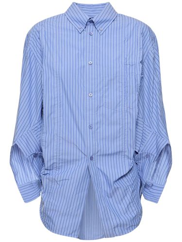 Camicia In Misto Cotone - BALENCIAGA - Modalova