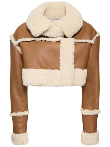 Chaqueta Corta De Shearling - GIUSEPPE DI MORABITO - Modalova