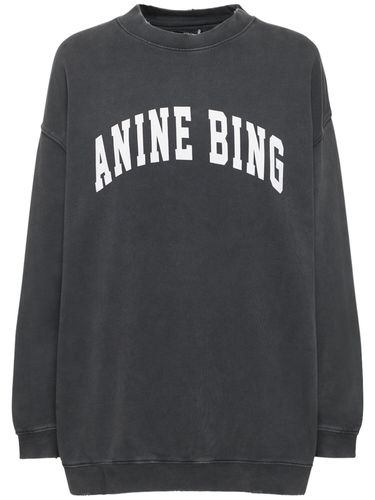 Sweatshirt Aus Baumwolle Mit Logo „tyler“ - ANINE BING - Modalova