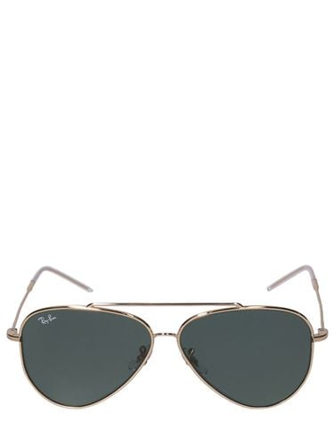 Aviator Reverse Metal Sunglasses - RAY-BAN - Modalova