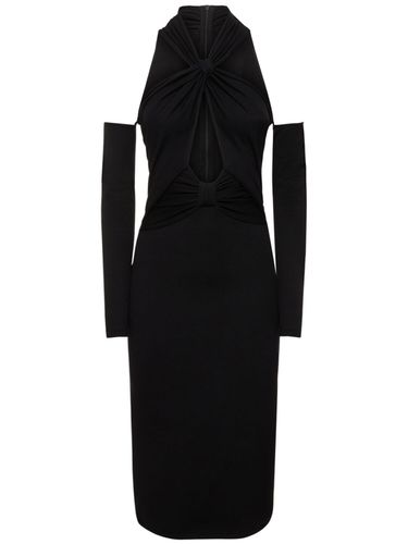 Vestido Midi De Punto De Viscosa - GIAMBATTISTA VALLI - Modalova