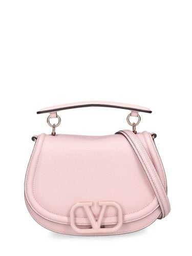 Bolso Saddle De Piel Con Logo - VALENTINO GARAVANI - Modalova