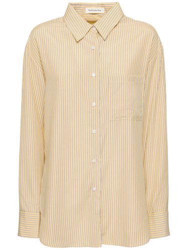 Camicia Lui In Misto Cotone Oxford - THE FRANKIE SHOP - Modalova