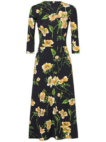 Floral Pattern Nylon A-line Dress - BALENCIAGA - Modalova