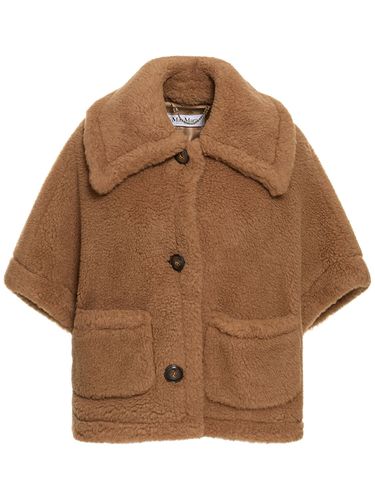 Capa De Teddy De Camello Y Seda - MAX MARA - Modalova