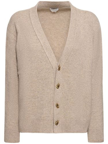 Cardigan In Misto Cashmere / Bottoni A Nodo - BOTTEGA VENETA - Modalova