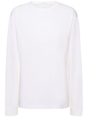 Ciles Long Sleeve Cotton Jersey T-shirt - THE ROW - Modalova