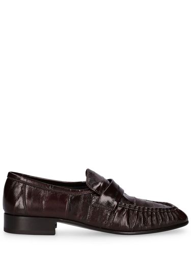 Mm Soft Eel Leather Loafers - THE ROW - Modalova