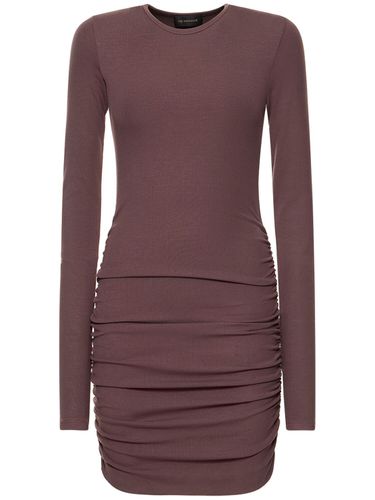 Naida Ribbed Stretch Viscose Mini Dress - THE ANDAMANE - Modalova