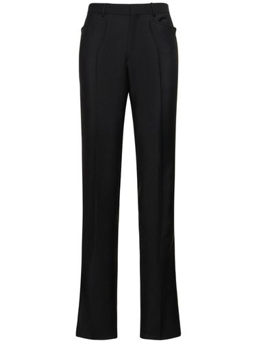 Pantaloni Atticus In Mohair E Lana 23cm - TOM FORD - Modalova