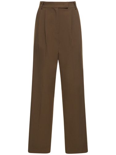 Bea Pleated Tech Twill Pants - THE FRANKIE SHOP - Modalova