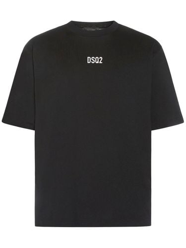 Camiseta De Algodón Estampada - DSQUARED2 - Modalova