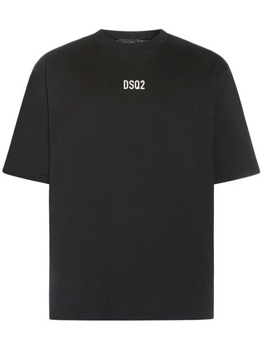 T-shirt Aus Bio-baumwolle Mit Logo - DSQUARED2 - Modalova