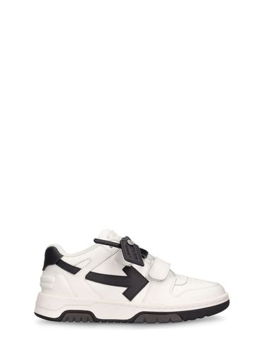 Sneakers Out Of Office De Piel Con Correas - OFF-WHITE - Modalova