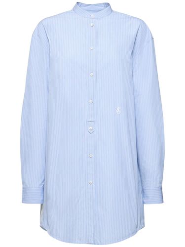 Camisa De Popelina De Algodón Sin Cuello - JIL SANDER - Modalova