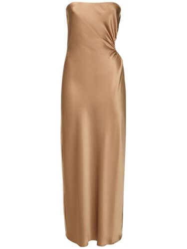 Nevaeh Satin Midi Dress W/ Cutout - REFORMATION - Modalova