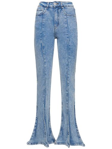 Jeans Dritti Vita Alta Trumpet In Denim - Y/PROJECT - Modalova