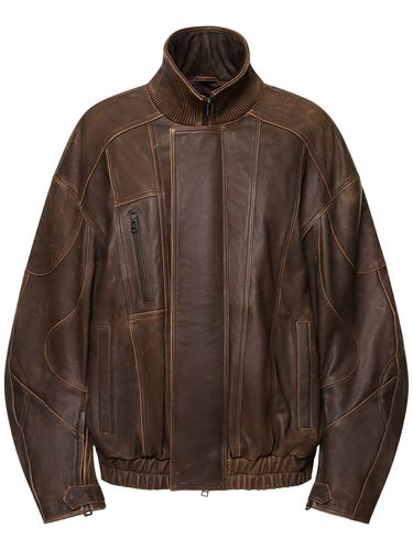 Bikerjacke Aus Leder „adwa“ - MANOKHI - Modalova