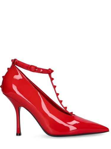 Mm Rockstud Patent Leather Pumps - VALENTINO GARAVANI - Modalova