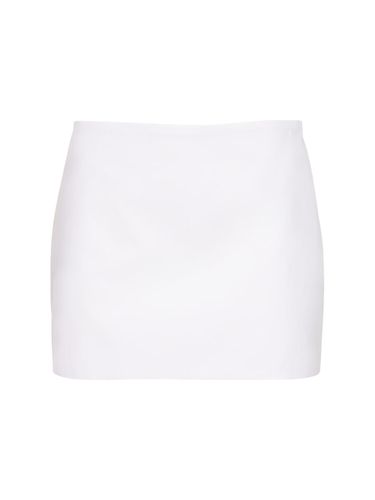 The Demi Cotton Mini Skirt - INTERIOR - Modalova