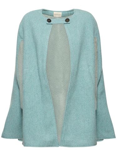 Snow Tweed Short Cape Coat - MARIA DE LA ORDEN - Modalova