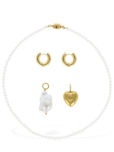 Geschenkpaket Mit Halskette Und Ohrringen - TIMELESS PEARLY - Modalova