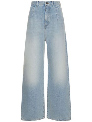 Attu Wide Denim Pants - LOULOU STUDIO - Modalova