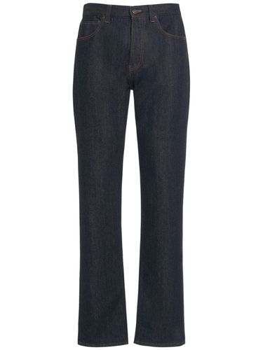 Kamen 5 Pocket Cotton Denim Blend Jeans - LORO PIANA - Modalova