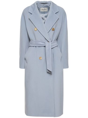 Madame Wool Beaver Belted Long Coat - MAX MARA - Modalova