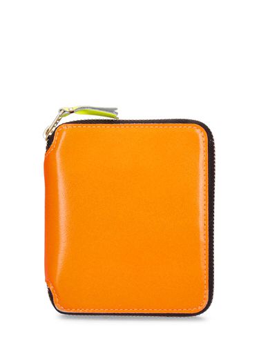 Cartera Super Fluo De Piel - COMME DES GARÇONS WALLET - Modalova