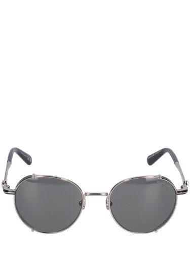 Round Metal Sunglasses - MONCLER - Modalova