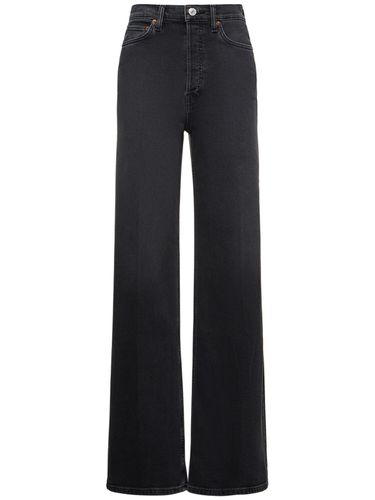 S Ultra High Rise Wide Cotton Jeans - RE/DONE - Modalova