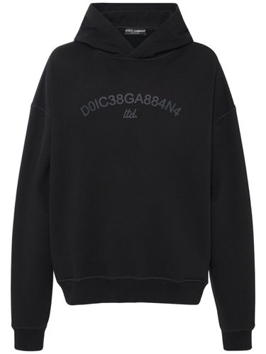 Sudadera De Jersey Con Logo Y Capucha - DOLCE & GABBANA - Modalova