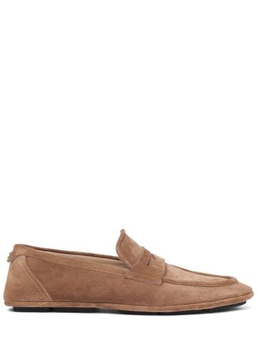 Loafer Aus Wildleder „dg Driver“ - DOLCE & GABBANA - Modalova