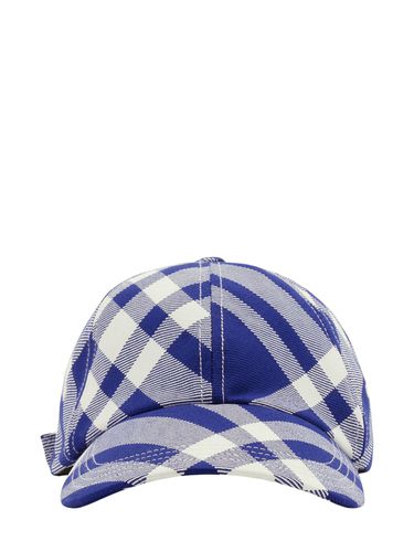 Cappello Baseball Check - BURBERRY - Modalova