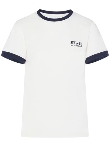 T-shirt Slim Fit Star In Cotone - GOLDEN GOOSE - Modalova