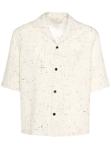 Camisa De Viscosa Entrecruzada - BOTTEGA VENETA - Modalova