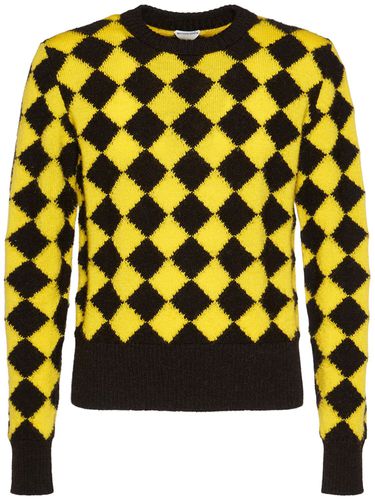 Argyle Intarsia Wool Jumper - BOTTEGA VENETA - Modalova