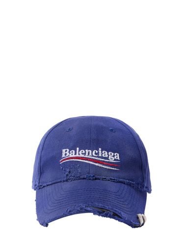 Kappe Aus Baumwolldrillich „political“ - BALENCIAGA - Modalova